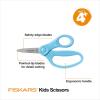 imageFiskars 5quot LeftHanded PointedTip Scissors for Kids Ages 47 Scissors for School or Crafting Back to School Supplies BlackTurquoise