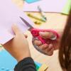 imageFiskars 5quot Softgrip LeftHanded PointedTip Scissors for Kids Ages 47 LeftHanded Scissors for School or Crafting Back to School Supplies Blue LightningPinkTurquoise Floral