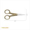 imageFiskars 8quot Recycled Fabric Scissors  Sustainable and Sharp Craft Scissors for Sewing  Craft and Fabric Cutting  Beige5 Inch