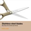 imageFiskars 8quot Recycled Fabric Scissors  Sustainable and Sharp Craft Scissors for Sewing  Craft and Fabric Cutting  Beige8 Inch