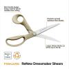 imageFiskars 8quot Recycled Fabric Scissors  Sustainable and Sharp Craft Scissors for Sewing  Craft and Fabric Cutting  Beige9 Inch