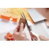 imageFiskars Amplify RazorEdge Fabric Shears Stainless Steel Blades For Thick Fabrics SoftGrip Handle 8in8 White