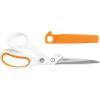 imageFiskars Amplify RazorEdge Fabric Shears Stainless Steel Blades For Thick Fabrics SoftGrip Handle 8inMixed Media 8
