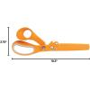 imageFiskars Amplify RazorEdge Fabric Shears Stainless Steel Blades For Thick Fabrics SoftGrip Handle 8inTraditional