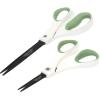 imageFiskars Everyday Fashion Scissors NonStick Stainless Steal Blades Forest Fern 2Pack 8 Inches and 5 Inches