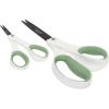 imageFiskars Everyday Fashion Scissors NonStick Stainless Steal Blades Forest Fern 2Pack 8 Inches and 5 Inches