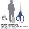 imageFiskars Kids 3Piece School Set with NonStick Scissors Ruler and Pencil Sharpener Fun Llamas Pattern School Supplies for Ages 12