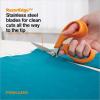 imageFiskars RazorEdge Easy Action Fabric Shears 9quot Art Craft 9 Inch Stainless Steel9