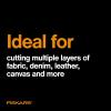 imageFiskars RazorEdge Fabric Scissors  8quot Heavy Duty Fabric Shears with SoftGrip Ergonomic Handle Premier Grade Stainless Steel BladesRazorEdge 8