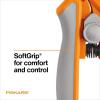 imageFiskars RazorEdge MicroTip Easy Action Scissors  6quot  Stainless Steel Fabric Scissors  Arts and Crafts  Orange6 Inch