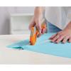 imageFiskars RazorEdge MicroTip Easy Action Scissors  6quot  Stainless Steel Fabric Scissors  Arts and Crafts  Orange8 Inch