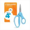 imageFiskars 5quot LeftHanded PointedTip Scissors for Kids Ages 47 Scissors for School or Crafting Back to School Supplies BlackTurquoise