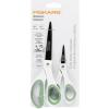 imageFiskars All Purpose Scissors 2Pack  High Performance and Designed for Comfort and Cutting Sticky Materials  Sharp to Cut But Soft to Hold  Perfect for Everyday the Office and Arts ampamp Crafts2 Pack