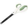 imageFiskars Everyday Fashion Scissors 8quot NonStick Stainless Steel Blades White and Green Cuts Sticky Materials Like Tape and Glue