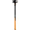 imageFiskars Pro Flat Face Sledge Hammer IsoCore Shock Control System Forged HeatTreated RustResistant Coating 12 lb 36 InchesSledge Hammer 10 lb