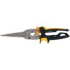 imageFiskars Pro PowerGear Aviation Snips Heavy Duty Stainless Steel Shop Scissor Industrial Grade Tool for Building and Construction 3quot Cut Length