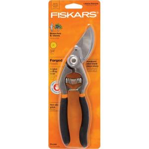 imageFISKARS Forged Steel Bypass Pruner  UltraDurable Ergonomic Design for Comfortable Use while Gardening  Cut and Prune Stems and Light Branches up to  diameter  375 Years of Quality11 Inch