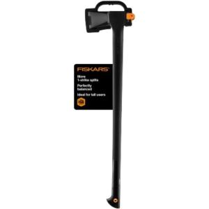 imageFiskars 28quot Chopping Axe UltraSharp Blade for Kindling with Ease Weight Balanced Garden and Outdoor Gear 35 pounds BlackSplitting Axe 36 In