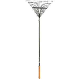 imageFiskars 3979301001 PRO Leaf Rake 65 Inch SilverPRO Leaf Rake
