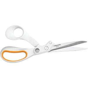 imageFiskars Amplify RazorEdge Fabric Shears Stainless Steel Blades For Thick Fabrics SoftGrip Handle 8in8 White