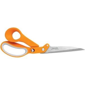 imageFiskars Amplify RazorEdge Fabric Shears Stainless Steel Blades For Thick Fabrics SoftGrip Handle 8inAmplify 10