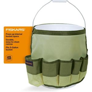 imageFiskars Garden Tool Bucket Caddy 5 Gal Bucket and Tools Not Included