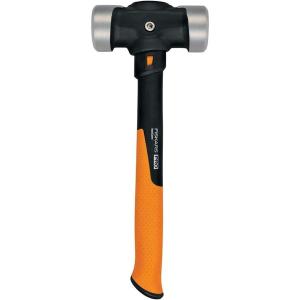 imageFiskars Pro Flat Face Sledge Hammer IsoCore Shock Control System Forged HeatTreated RustResistant Coating 12 lb 36 InchesDouble Flat Face 4 lb
