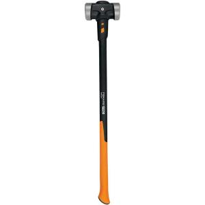 imageFiskars Pro Flat Face Sledge Hammer IsoCore Shock Control System Forged HeatTreated RustResistant Coating 12 lb 36 InchesDouble Flat Face 8 lb