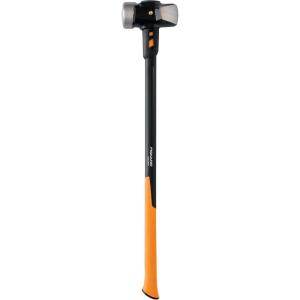 imageFiskars Pro Flat Face Sledge Hammer IsoCore Shock Control System Forged HeatTreated RustResistant Coating 12 lb 36 InchesSledge Hammer 10 lb