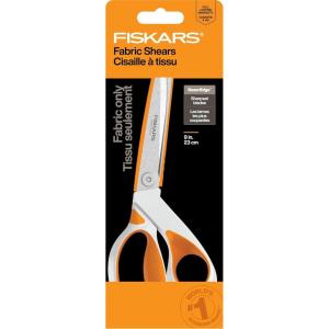 imageFiskars RazorEdge Fabric Scissors  8quot Heavy Duty Fabric Shears with SoftGrip Ergonomic Handle Premier Grade Stainless Steel BladesRazorEdge 9