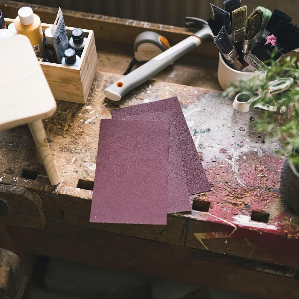 imageFiskars DIY Sandpaper Small 9 x 275 MaroonLarge 9 x 55