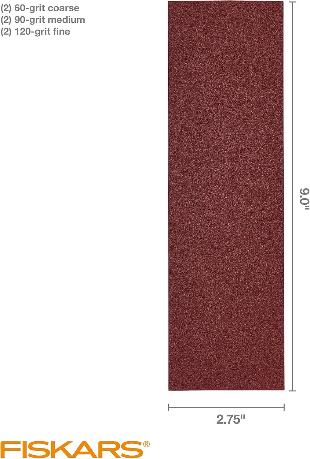 imageFiskars DIY Sandpaper Small 9 x 275 MaroonSmall 9 x 275