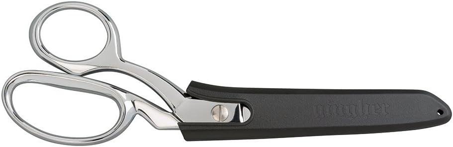 imageGingher 01005309 Knife Edge Bent Trimmers Lefthanded 8 InchSilver