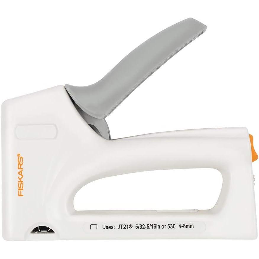 imageFiskars 1324601001 Crafts Precision Staple Gun WhiteGreyStaple Gun