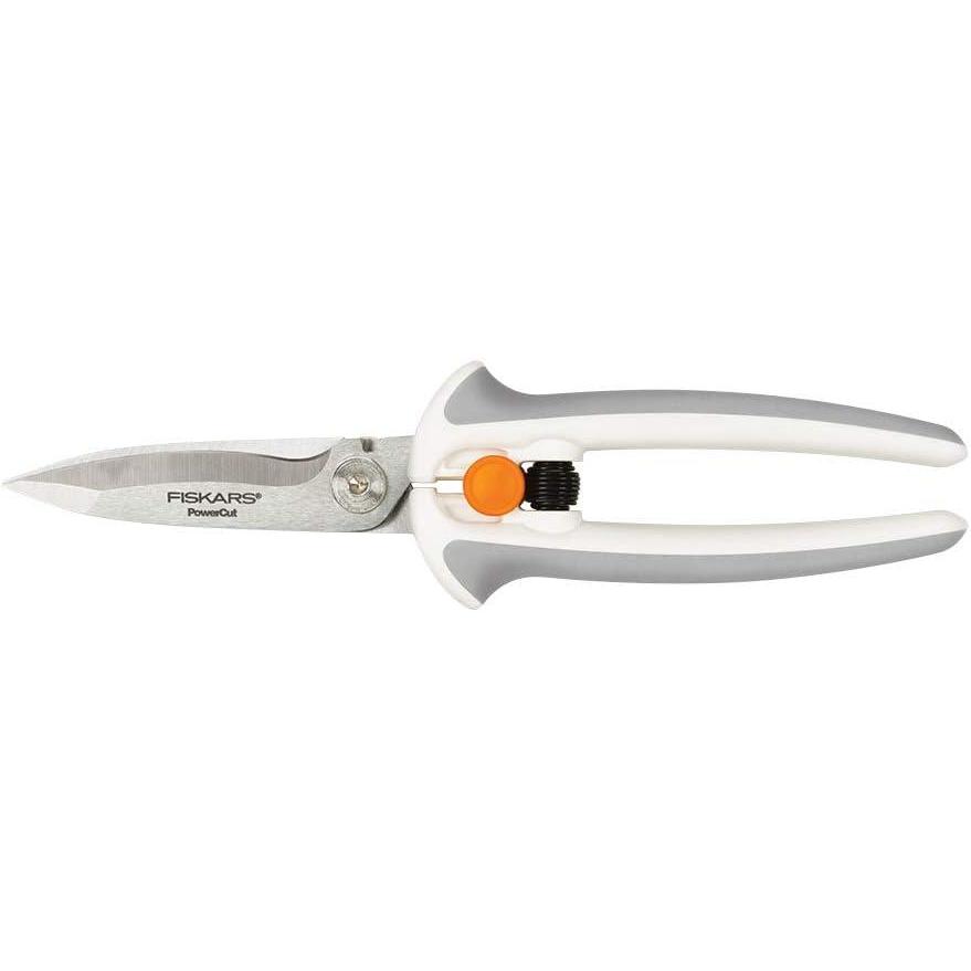 imageFiskars Crafts Easy Action PowerCut Snips 8 WhiteGray8 in Easy Action Snip