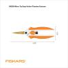 imageFiskars Easy Action 8quot Titanium Scissors  Stainless Steel Fabric and Mixed Media Scissors  Arts and Crafts  OrangeWhite6 Inch