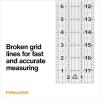 imageFiskars Sewing Ruler 3quot x 18quot Acrylic Ruler with Gridlines Sewing and Quilting Supplies Arts and Craft Supplies Clear3 x 18