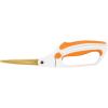 imageFiskars Easy Action 8quot Titanium Scissors  Stainless Steel Fabric and Mixed Media Scissors  Arts and Crafts  OrangeWhite10 Inch Titanium