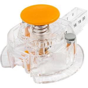 imageFiskars Circle Cutter with 3 Replacement Blades  1quot to 8 Cut Length  Arts and Crafts Paper Cutter  ClearOrangePaper Cutter  Refill Blades