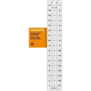 imageFiskars Sewing Ruler 3quot x 18quot Acrylic Ruler with Gridlines Sewing and Quilting Supplies Arts and Craft Supplies Clear3 x 18