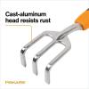imageFiskars Ergo Cultivator for Digging Aerating Soil and Weeding Heavy Duty Garden Tool with Hanging Hole