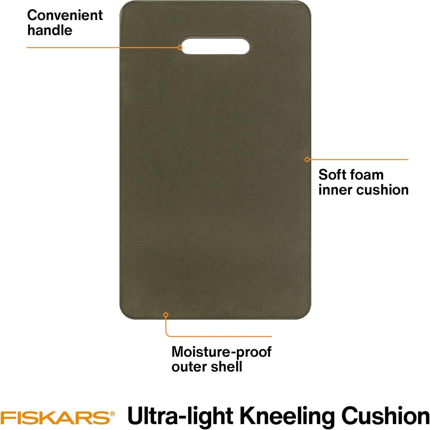 imageFiskars Garden Kneeling Pad 11quot x 18quot Lightweight and Thick EVA Foam Knee Cushion with Handle for Gardening Cleaning or Construction  Moisture and Rip Resistant Gardening Supplies Green