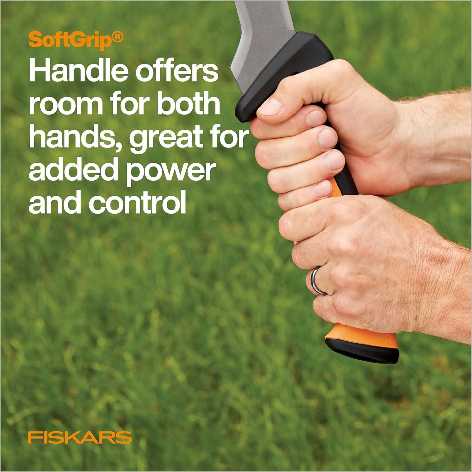 imageFiskars Machete Knife Machete For Cutting Trees Heavy Duty 18Inch Bushcraft Axe Branch Cutter with RustResistant and LowFriction Blade Coating and Nylon Sheath