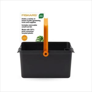 imageFiskars Garden Tool Caddy with Removable Small Tool Storage for Indoor and Outdoor Gardening Use Made with Recycled Plastic