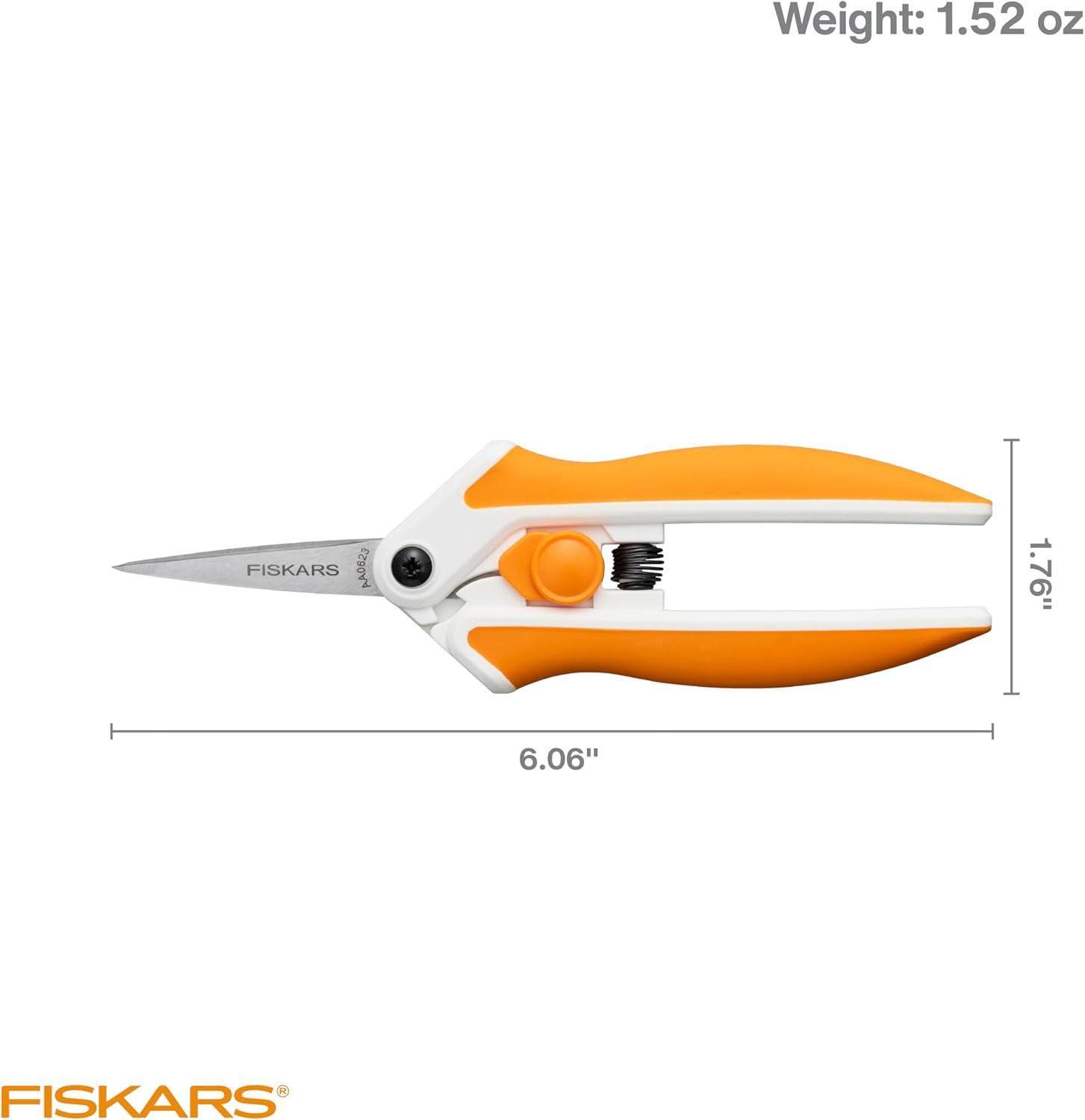 imageFiskars RazorEdge Fabric Scissors  9quot Heavy Duty Fabric Shears with Ergonomic Handle  OrangeStainless Steel