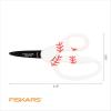 imageFiskars 5quot PointedTip Scissors for Kids 47 with NonStick Blades 1Pack  Scissors for School or Crafting  Back to School Supplies  BaseballSoftballPointed