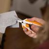 imageFiskars RazorEdge Fabric Scissors  9quot Heavy Duty Fabric Shears with Ergonomic Handle  OrangeStainless Steel