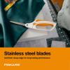 imageFiskars RazorEdge Fabric Scissors  9quot Heavy Duty Fabric Shears with Ergonomic Handle  OrangeStainless Steel