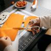 imageFiskars RazorEdge Fabric Scissors  9quot Heavy Duty Fabric Shears with Ergonomic Handle  OrangeTitanium