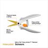 imageFiskars RazorEdge Fabric Scissors  9quot Heavy Duty Fabric Shears with Ergonomic Handle  OrangeTitanium
